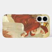 Kerstman in de schoorsteen uit het victoriaanse ti Case-Mate iPhone case (Achterkant (horizontaal))