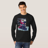 Kerstman in de trein t-shirt (Voorkant volledig)