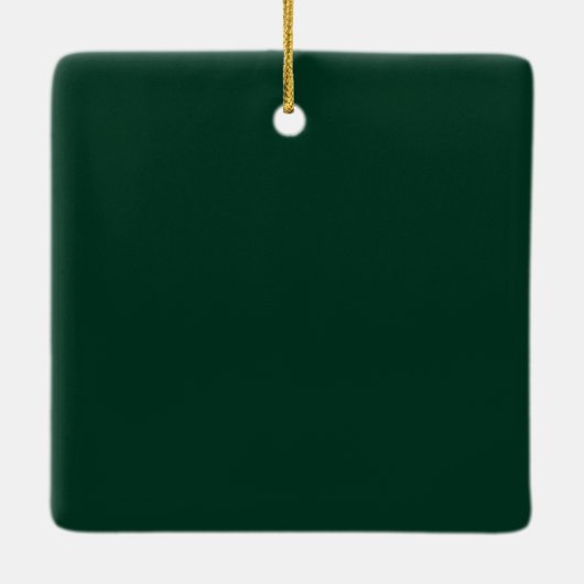 Kerstman in een vliegtuig keramisch ornament (Achterkant)