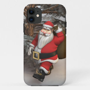 Kerstman in het bos Case-Mate iPhone case