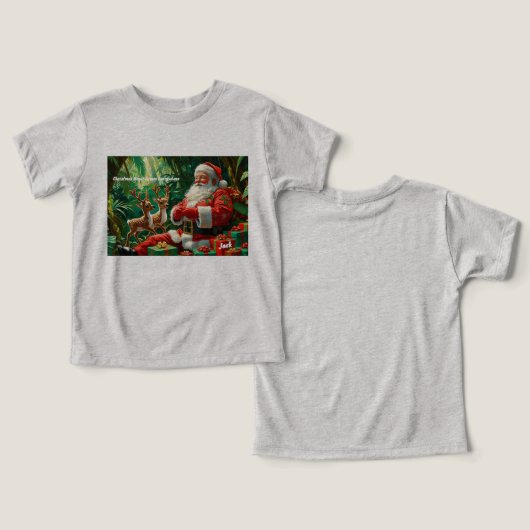 Kerstman in het Oerwoud - aangepast bericht (Ontwerp Voorkant & Achterkant)