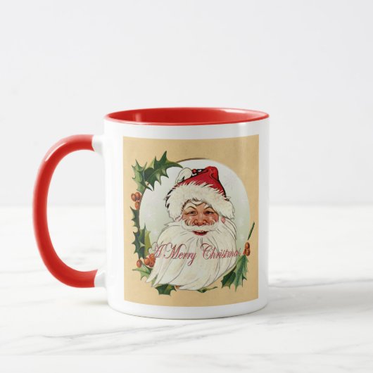 kerstman in Lijst Mok (Links)