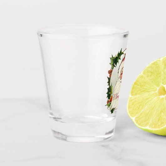 kerstman in Lijst Shot Glas (Links)