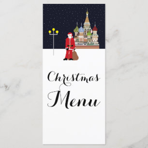Kerstman in Moskou Menu