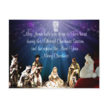 Kerstman in Nativiteit