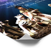 Kerstman in Nativiteit Poster (Hoek)