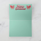 Kerstman in Rome Feestdagen Kaart (Binnen)