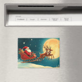 Kerstman in slee magneet (Insitu (Vaatwasser))