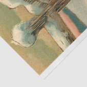 kerstman in sneeuw tissuepapier (Detail)