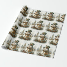 Kerstman in vintage stijl