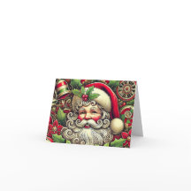 Kerstman in vintage stijl