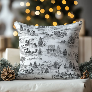 Kerstman in vintage stijl kussen