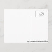 Kerstman  in vliegtuig feestdagenkaart (Achterkant)