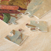 kerstman in zijn rendierslee legpuzzel (Zijkant)