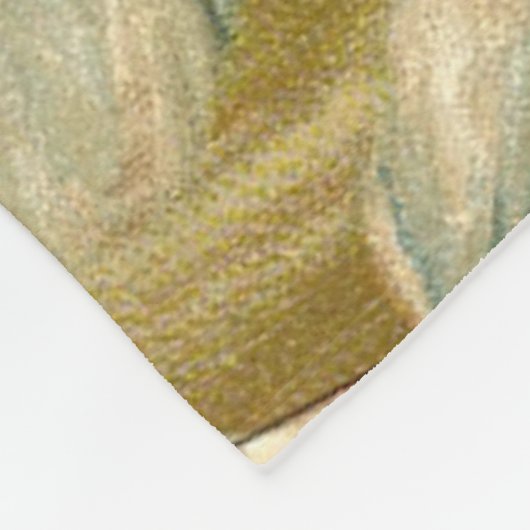 Kerstman in zijn slee fleece deken (Hoek)