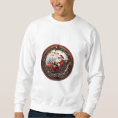 Kerstman in zijn slee  trui (Voorkant)