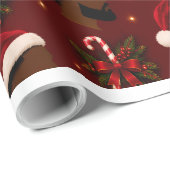 Kerstman Inpakpapier (Rol Hoek)