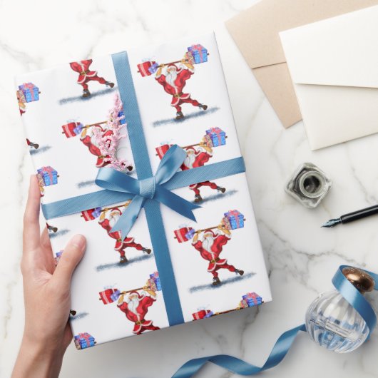 Kerstman Inpakpapier (Geschenken)