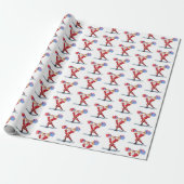 Kerstman Inpakpapier (Uitgerold)