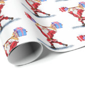 Kerstman Inpakpapier (Rol Hoek)