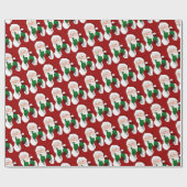 Kerstman Inpakpapier Kerst Inpakpapier (Vlak)