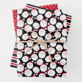 kerstman inpakpapier vel (In situ)