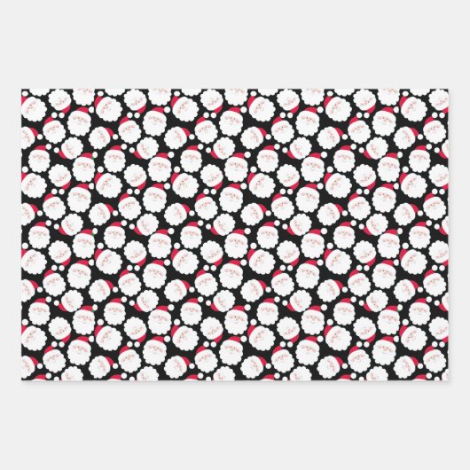 kerstman inpakpapier vel (Voorkant)