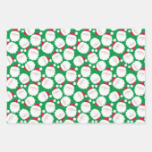 kerstman inpakpapier vel (Voorkant)