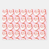 kerstman inpakpapier vel (Voorkant 3)