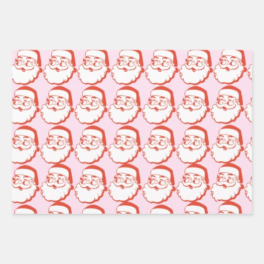 kerstman inpakpapier vel (Voorkant 2)