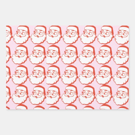 kerstman inpakpapier vel (Voorkant)