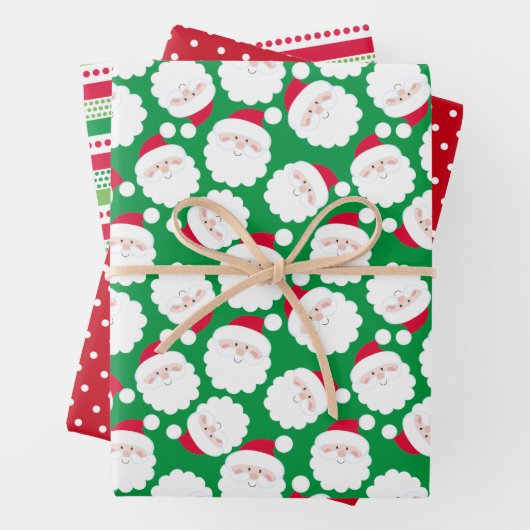 kerstman inpakpapier vel (In situ)