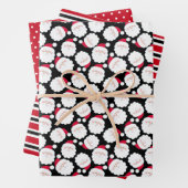 kerstman inpakpapier vel (In situ)