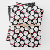 kerstman inpakpapier vel (In situ)