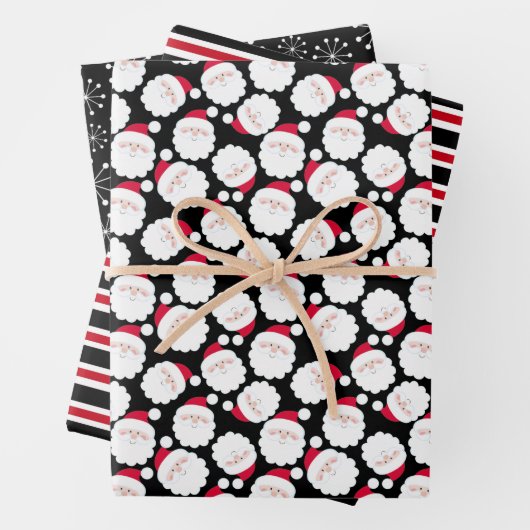 kerstman inpakpapier vel (In situ)