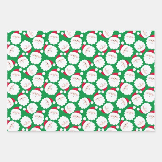 kerstman inpakpapier vel (Voorkant)