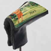 Kerstman is aan het golfen Hawaï Shirt Golfheadcover (3/4 voorkant)
