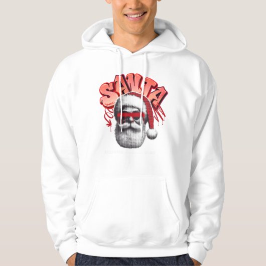 Kerstman is anders hoodie (Voorkant)