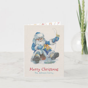 Kerstman is gaan vissen (FOTO INVOEGEN) - Kaart /