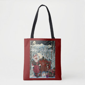 Kerstman is klaar tote bag