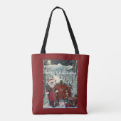 Kerstman is klaar tote bag (Achterkant)
