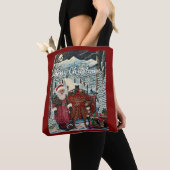 Kerstman is klaar tote bag (Dichtbij)