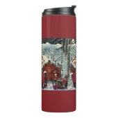 Kerstman is klaar voor de lancering thermosbeker (Gedraaid links)