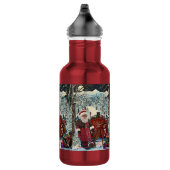 Kerstman is klaar voor Lanceer Kaars Waterfles (Rechts)