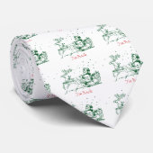 Kerstman is weer terug, Prettig Kerstfeest Stropdas (Opgerold)