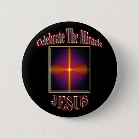 Kerstman Jezus Button (Voorkant)