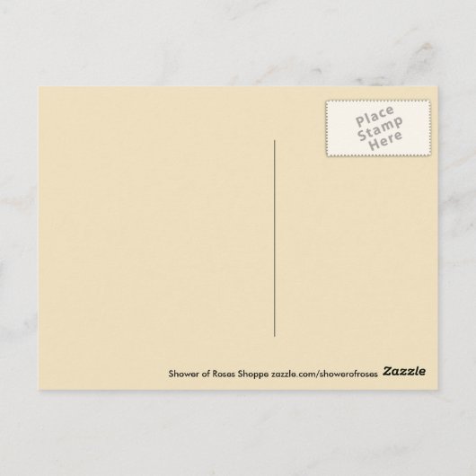 Kerstman Jezus in Manger Floral Pointsettia Briefkaart (Achterkant)