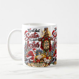 Kerstman Jezus Vrolijk Kerstmis Mok