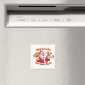 Kerstman Jingle Bells Optelspel Magneet (Insitu (Vaatwasser))
