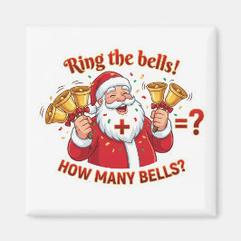 Kerstman Jingle Bells Optelspel Magneet